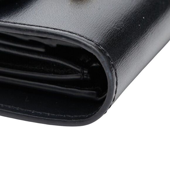 Celine Triomphe Black Leather Women's Celine - Picture 5 of 10